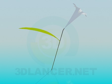 3d модель Цветочек – превью 3d модель Цветочек – превью