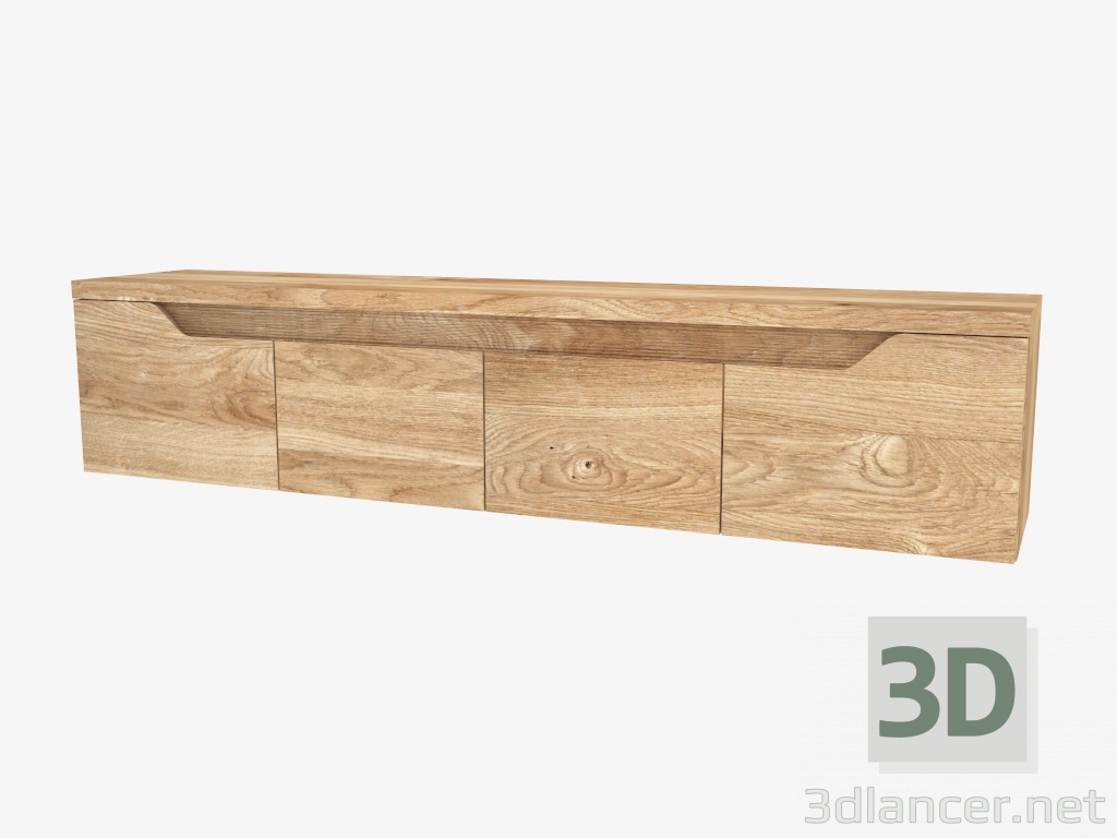 3d model Wall shelf (SE.1051 147x31x30cm) - preview