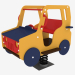 3d model Rocking chair of a children's playground Jeep (6101) - preview