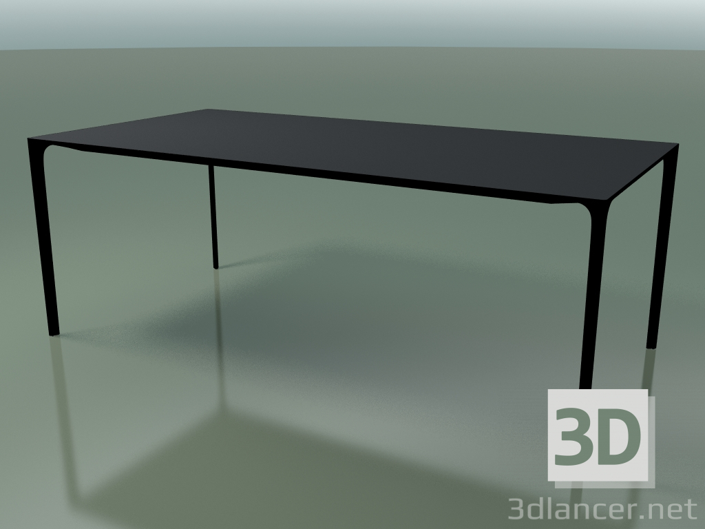 modèle 3D Table rectangulaire 0805 (H 74 - 100x200 cm, stratifié Fenix F06, V39) - preview