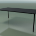modèle 3D Table rectangulaire 0805 (H 74 - 100x200 cm, stratifié Fenix F06, V39) - preview