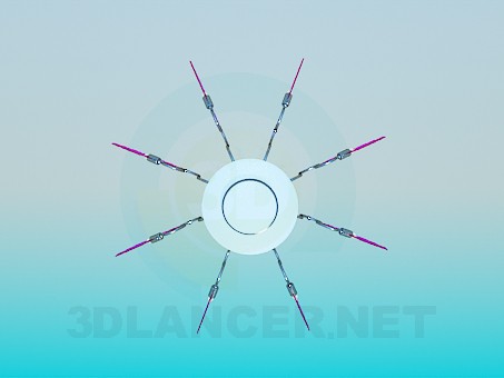 modelo 3D Araña de luces - escuchar modelo 3D Araña de luces - escuchar