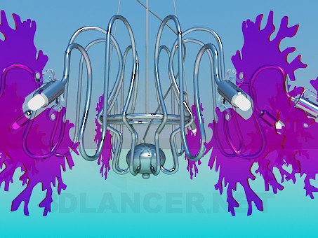 modelo 3D Araña de luces - escuchar modelo 3D Araña de luces - escuchar
