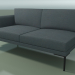 3d model End module 5234 (armrest on the right, one-color upholstery) - preview