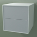 3d model Caja doble (8AUACB01, Glacier White C01, HPL P03, L 48, P 50, H 48 cm) - vista previa