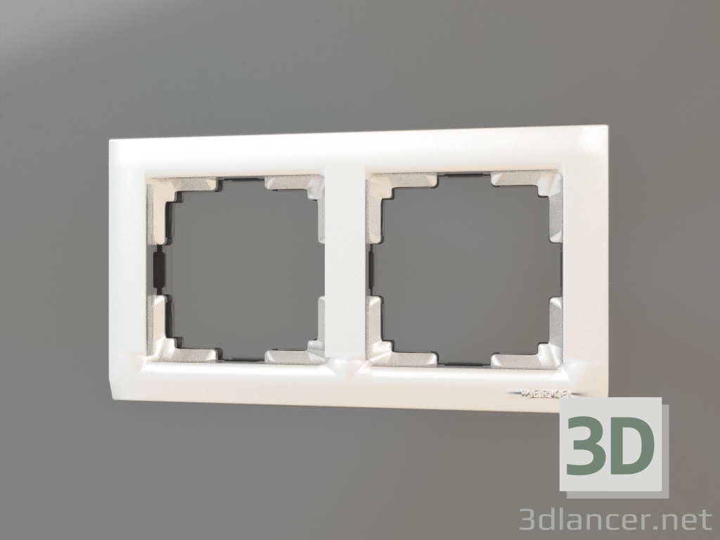 3d model Frame for 2 posts Stark (silver) - preview
