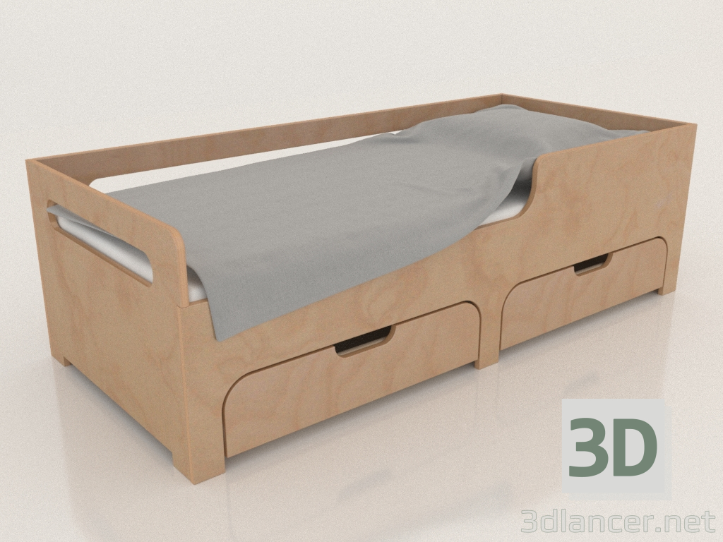3 डी मॉडल बेड मोड DR (BVDDR0) - पूर्वावलोकन