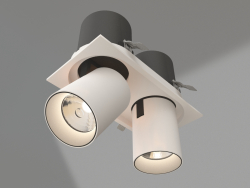 Lampe LGD-PULL-S100x200-2x10W Weiß6000 (WH, 20 Grad)