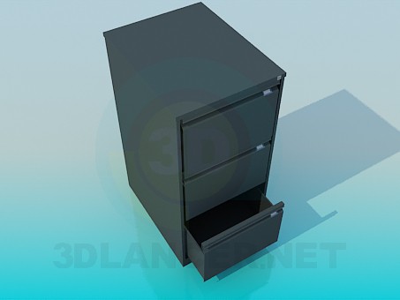 3d модель Тумба для документов в офис – превью 3d модель Тумба для документов в офис – превью
