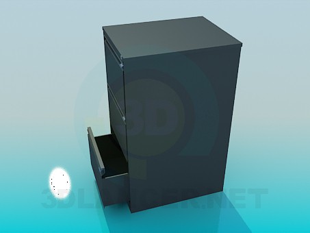 3d модель Тумба для документов в офис – превью 3d модель Тумба для документов в офис – превью