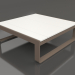 3d модель Кофейный столик 90 (White polyethylene, Bronze) – превью