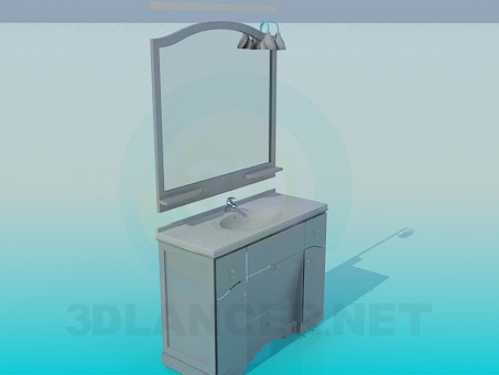 modelo 3D Lavabo - escuchar modelo 3D Lavabo - escuchar