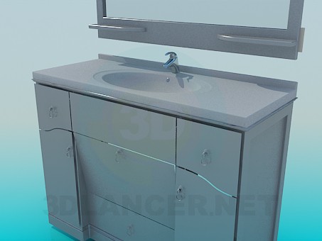 modelo 3D Lavabo - escuchar modelo 3D Lavabo - escuchar
