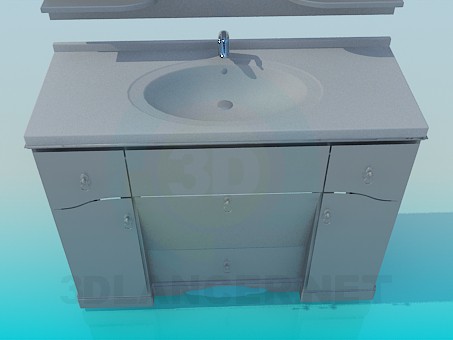 modelo 3D Lavabo - escuchar modelo 3D Lavabo - escuchar