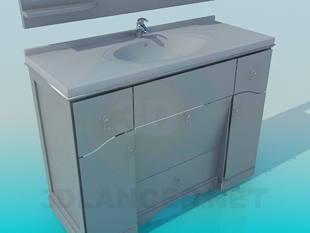 modelo 3D Lavabo - escuchar modelo 3D Lavabo - escuchar