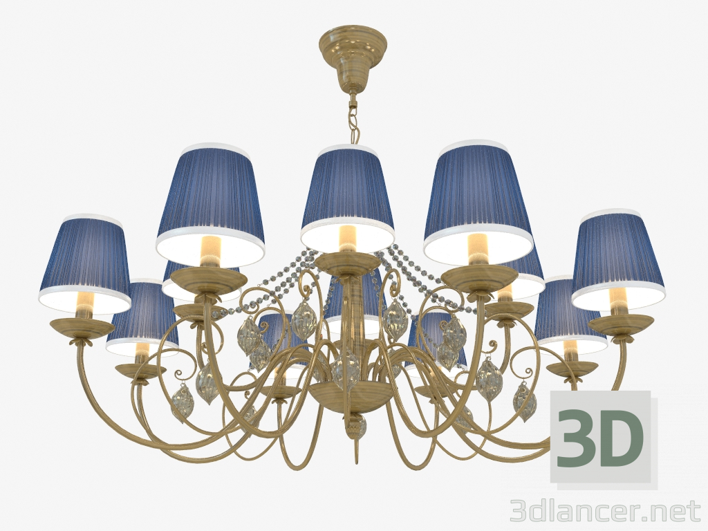 modèle 3D Appareil d'éclairage (lustre) Niagara (3921 12) - preview