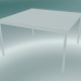 3D Modell Quadratischer Tischfuß 128x128 cm (Weiß) - Vorschau