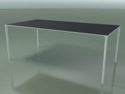 Table rectangulaire 0805 (H 74 - 100x200 cm, stratifié Fenix F06, V12)