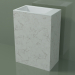 modello 3D Lavabo freestanding (03R136103, Carrara M01, L 60, P 36, H 85 cm) - anteprima
