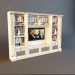 3d модель Шкаф библиотечний – превью