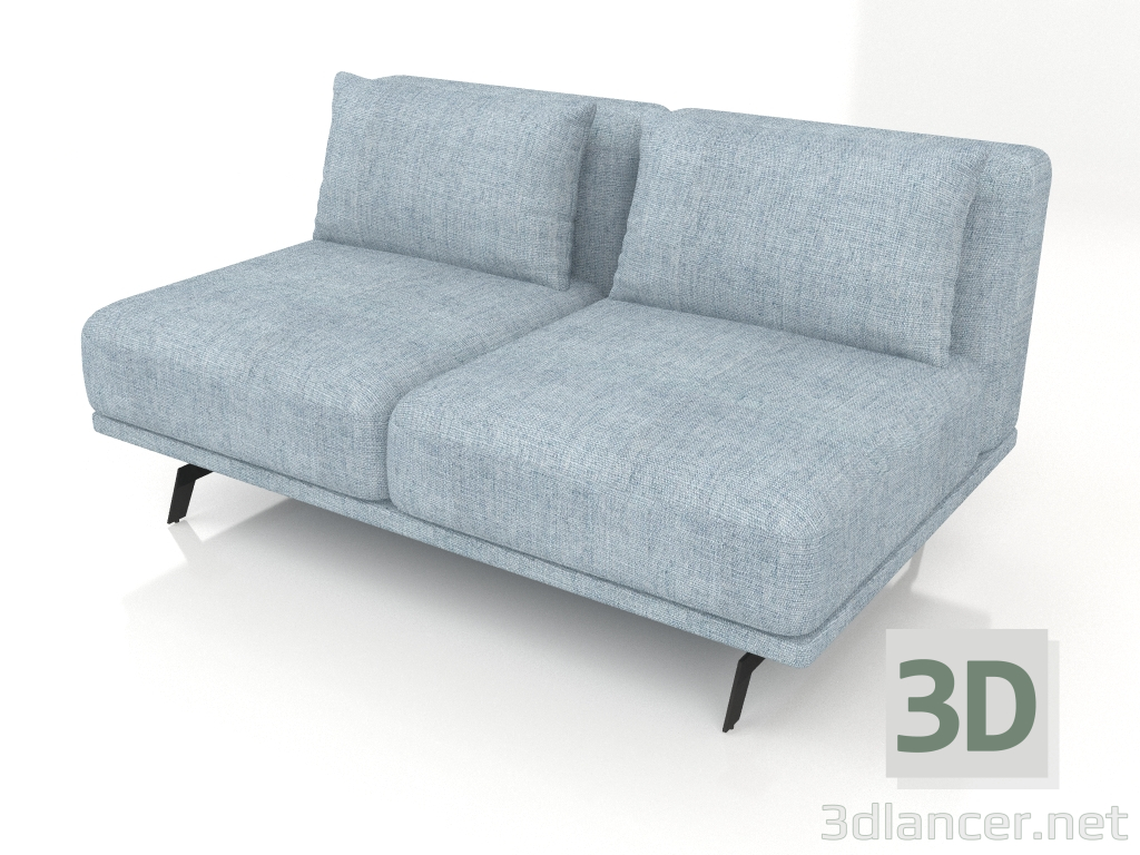 modello 3D Modulo divano Galaxy 14 - anteprima
