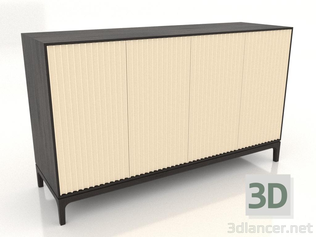 Modelo 3d Móvel de TV FARGO com fachadas fresadas 1600x500x950 mm (baunilha, carvalho wengué, opção 2) - preview Modelo 3d Móvel de TV FARGO com fachadas fresadas 1600x500x950 mm (baunilha, carvalho wengué, opção 2) - preview