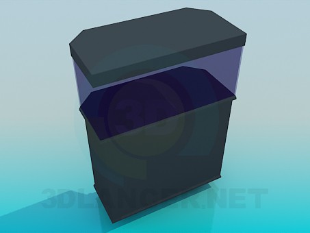 modelo 3D acuario - escuchar modelo 3D acuario - escuchar