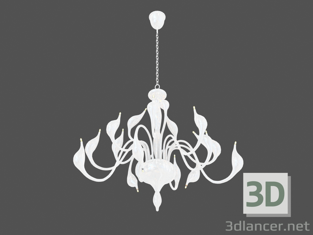 modèle 3D Suspension de lustre Cigno Collo (751186) - preview