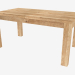 3d model Dining table (SE.1060 160-260x76x90cm) - preview