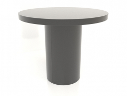 डाइनिंग टेबल डीटी 011 (डी = 900x750, काला प्लास्टिक रंग)