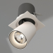 3D Modell Lampe LGD-PULL-S100x100-10W Weiß6000 (WH, 20 Grad) - Vorschau