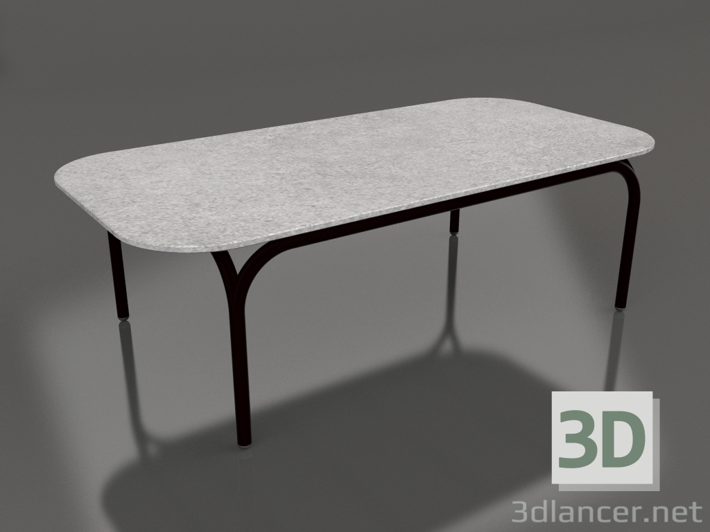 3d модель Кофейный стол (Black, DEKTON Kreta) – превью