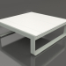 3d model Coffee table 90 (White polyethylene, Cement gray) - preview