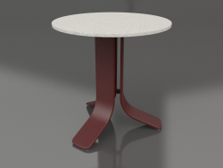 कॉफ़ी टेबल Ø50 (वाइन रेड, डेकटन सिरोको)