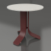 3d model Coffee table Ø50 (Wine red, DEKTON Sirocco) - preview