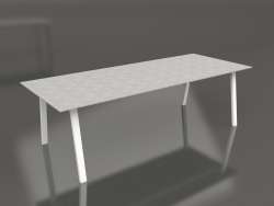 डाइनिंग टेबल 250 (सफ़ेद, डेकटन)