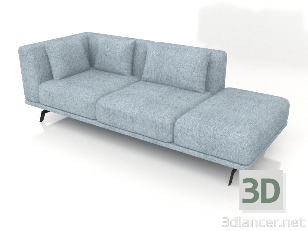 3d model Galaxy 15 sofa module - preview