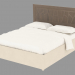 3d модель Кровать двуспальная L1LMONC – превью