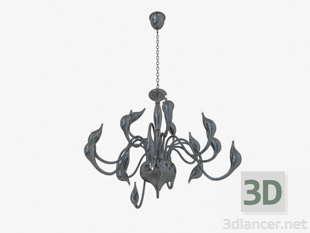 modèle 3D Suspension de lustre Cigno Collo (751187) - preview