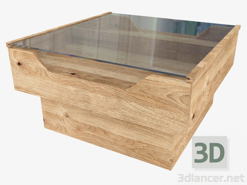 3d model Coffee table (SE.1061 91x51x94cm) - preview