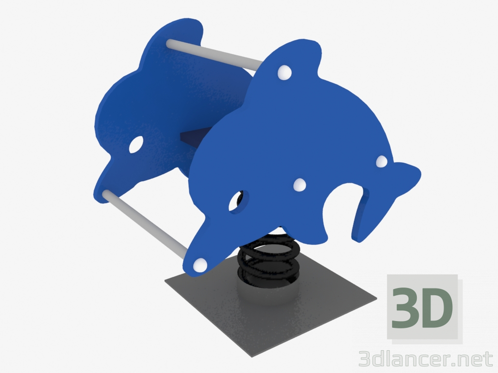 modèle 3D Fauteuil à bascule pour aire de jeux Afalina (6104) - preview