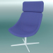 3d model Armchair AUKI (S113 with headrest) - preview