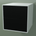 3 डी मॉडल डबल बॉक्स (8AUACB01, ग्लेशियर व्हाइट C01, HPL P06, L 48, P 50, H 48 सेमी) - पूर्वावलोकन