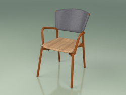 Sessel 021 (Metall Rost, Grau)
