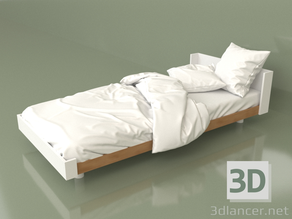 3D Modell Bett 900х2000 (30301) - Vorschau
