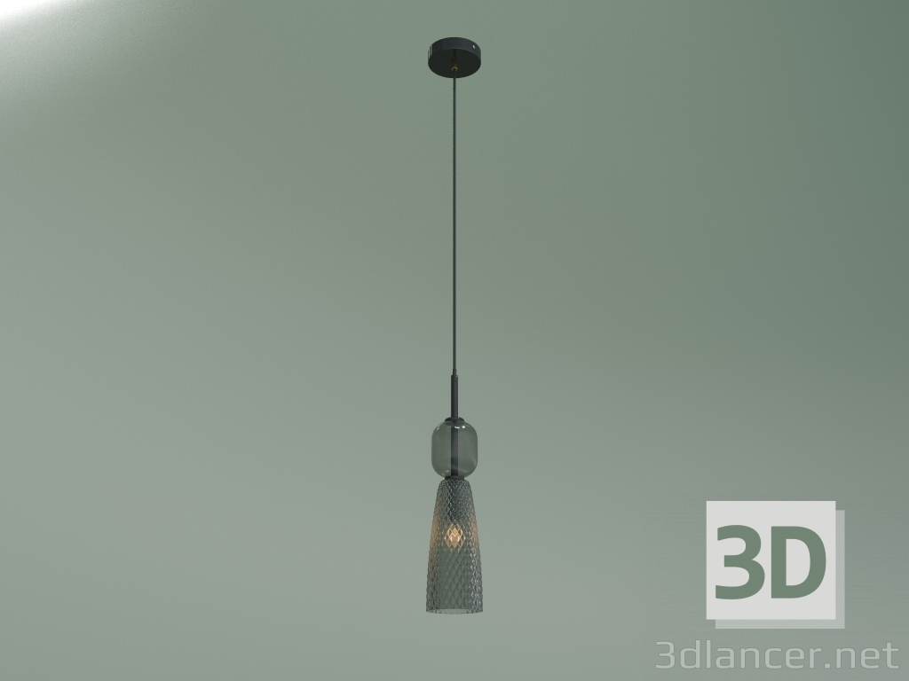 3d model Lámpara colgante Glossy 50211-1 (ahumado) - vista previa