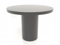 Dining table DT 011 (D=1000x750, black plastic color)