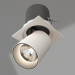 modèle 3D Lampe LGD-PULL-S100x100-10W Warm3000 (WH, 20 deg) - preview