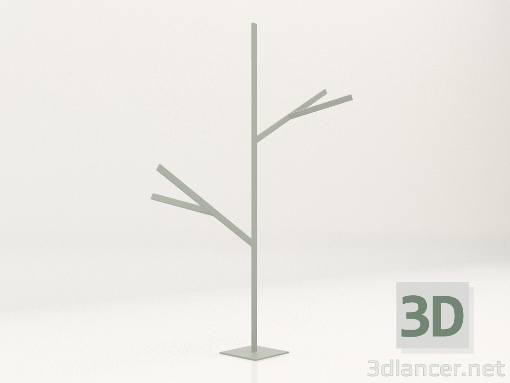 3D Modell Lampe M1 Baum (Zementgrau) - Vorschau