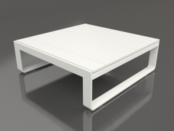 Coffee table 90 (White polyethylene, Agate gray)